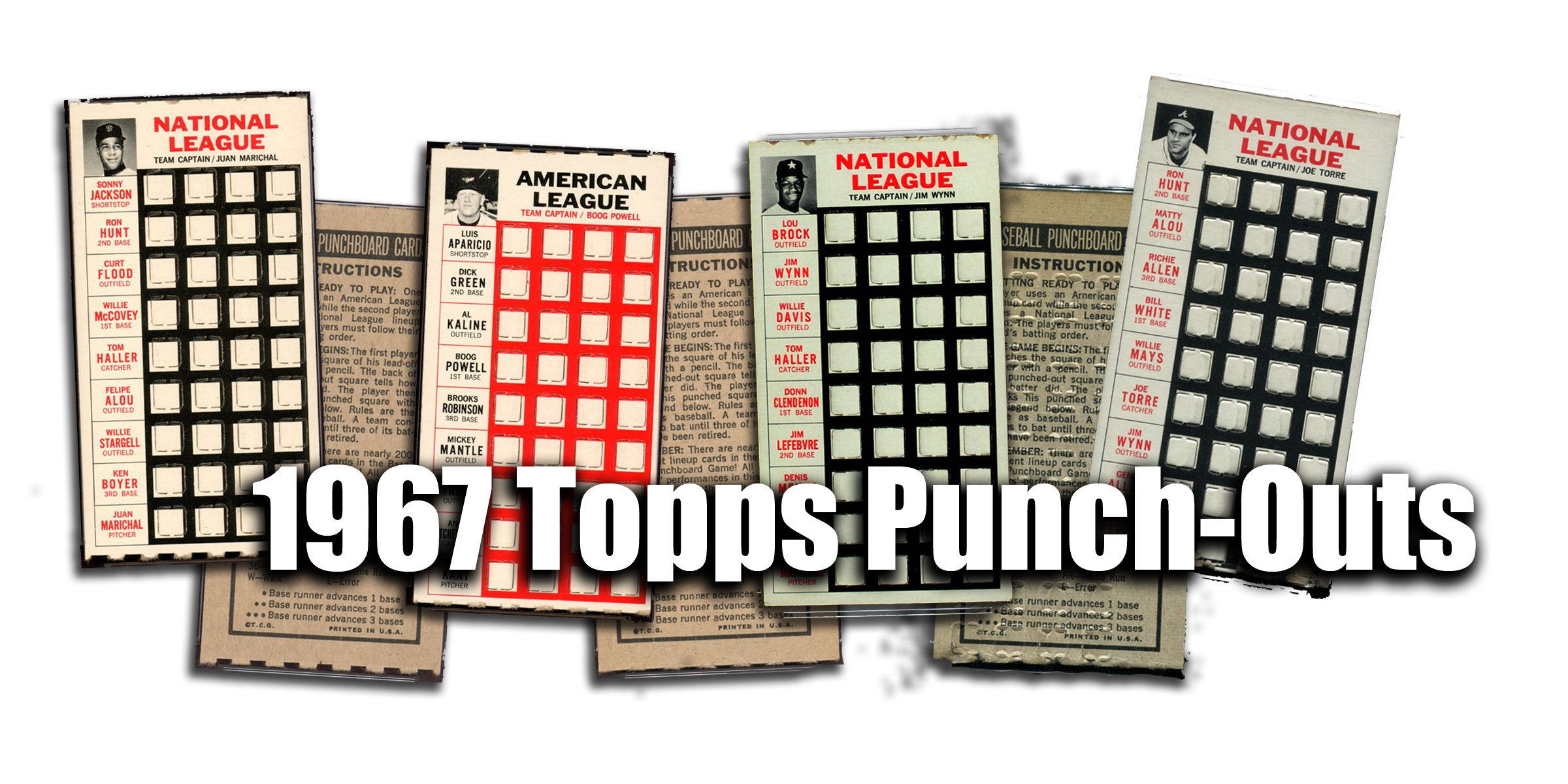 1967 Topps Punch-Outs 
